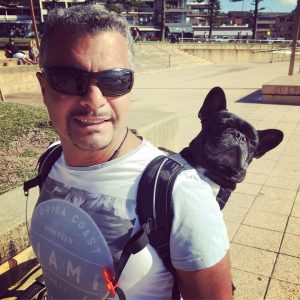 Sac de transport pour chien Bouledogue