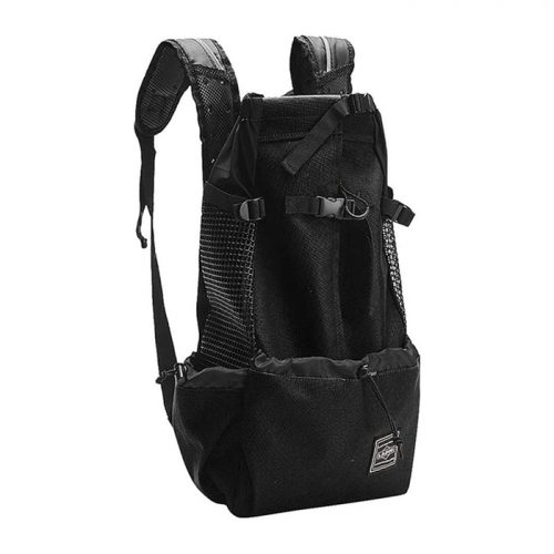 Sac de transport pour chien Bouledogue couleur noir