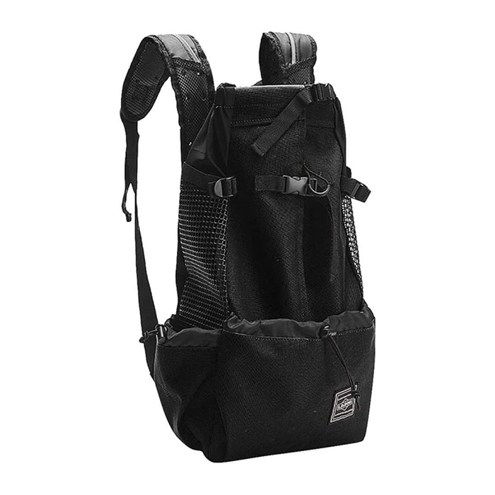 Sac de transport pour chien Bouledogue couleur noir