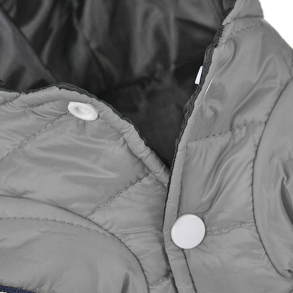 Manteau chien fermeture boutons facile